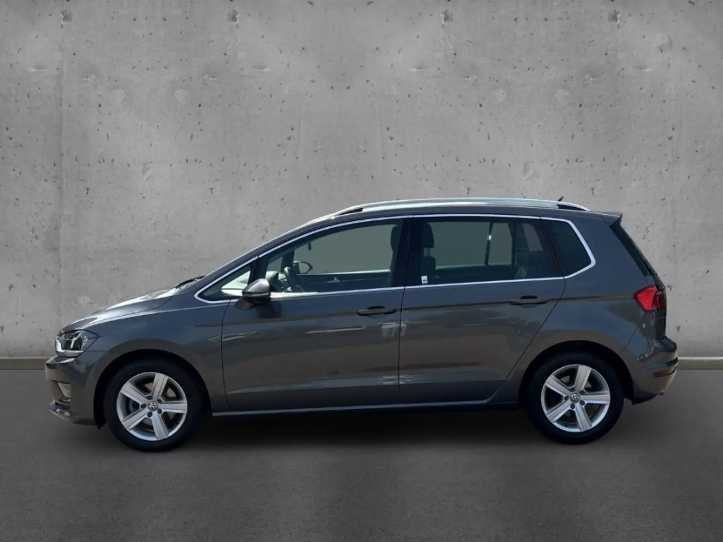 Volkswagen Golf Sportsvan 1.4 TSI Highline AHK NAVI SHZ PDC Gris - 2