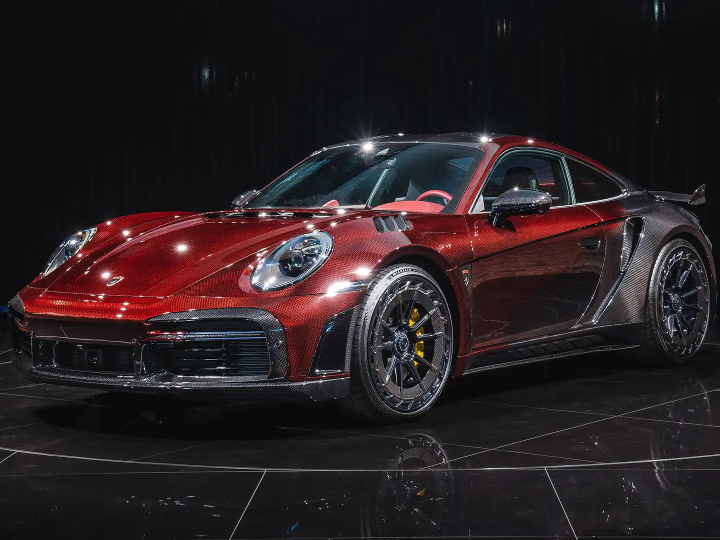 Porsche 911 (992) Turbo S Topcar + Full Carbon body 1 of 7 Чорний - 2