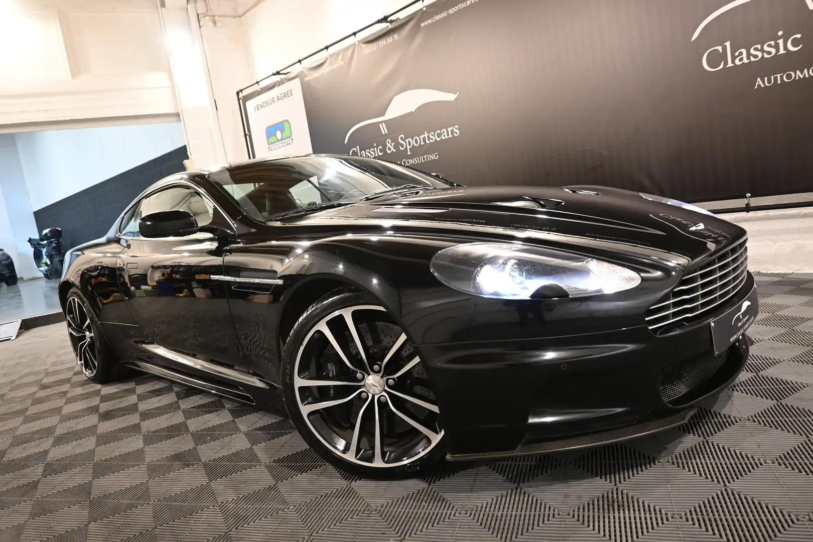 Aston Martin DBS 5.9i V12 Touchtronic / Belgian / Full Service AM ! Negro - 2