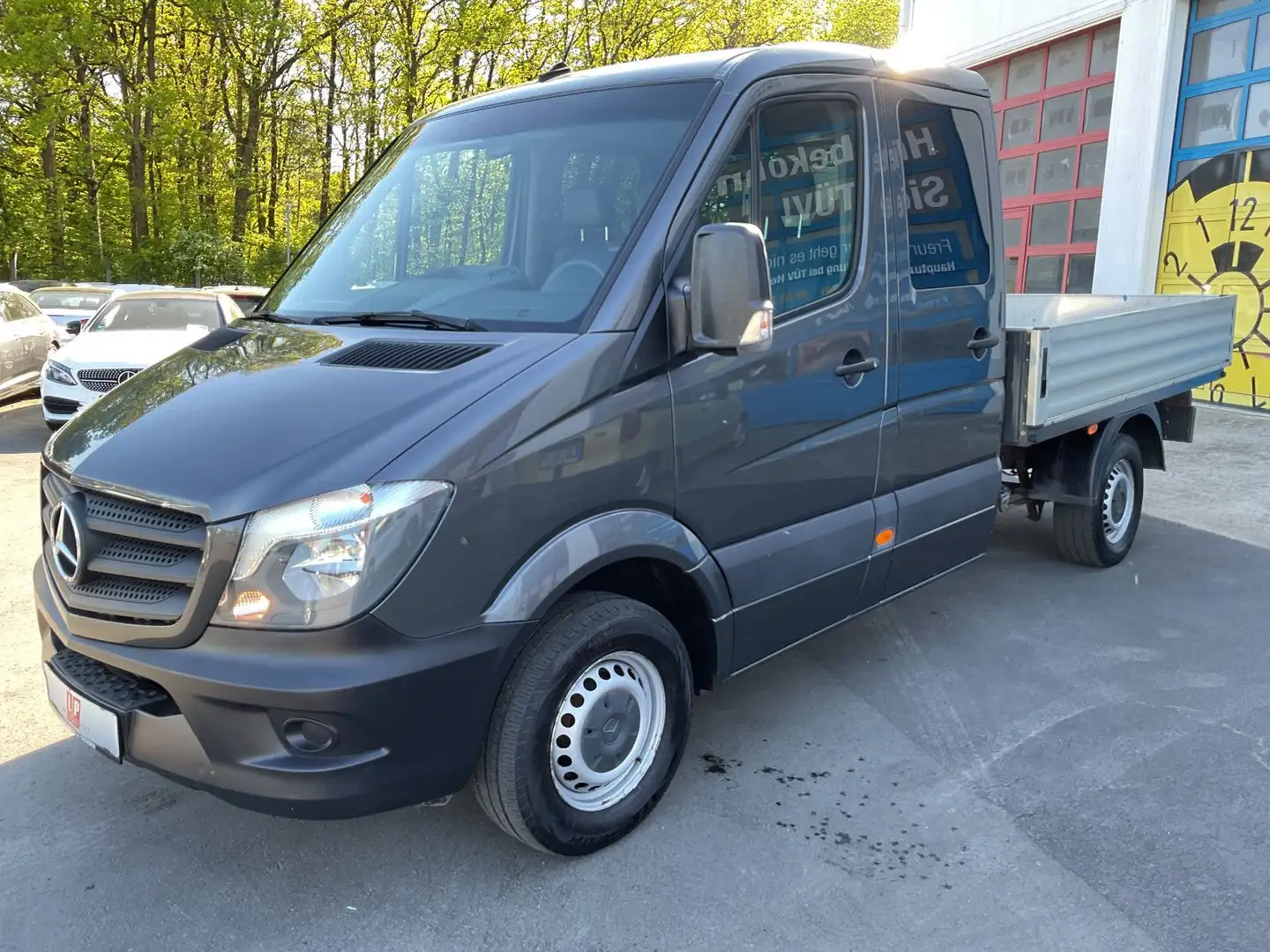 Mercedes-Benz Sprinter II 316 CDI Pritsche/DoKa Klima AHK 1 Hd Šedá - 1