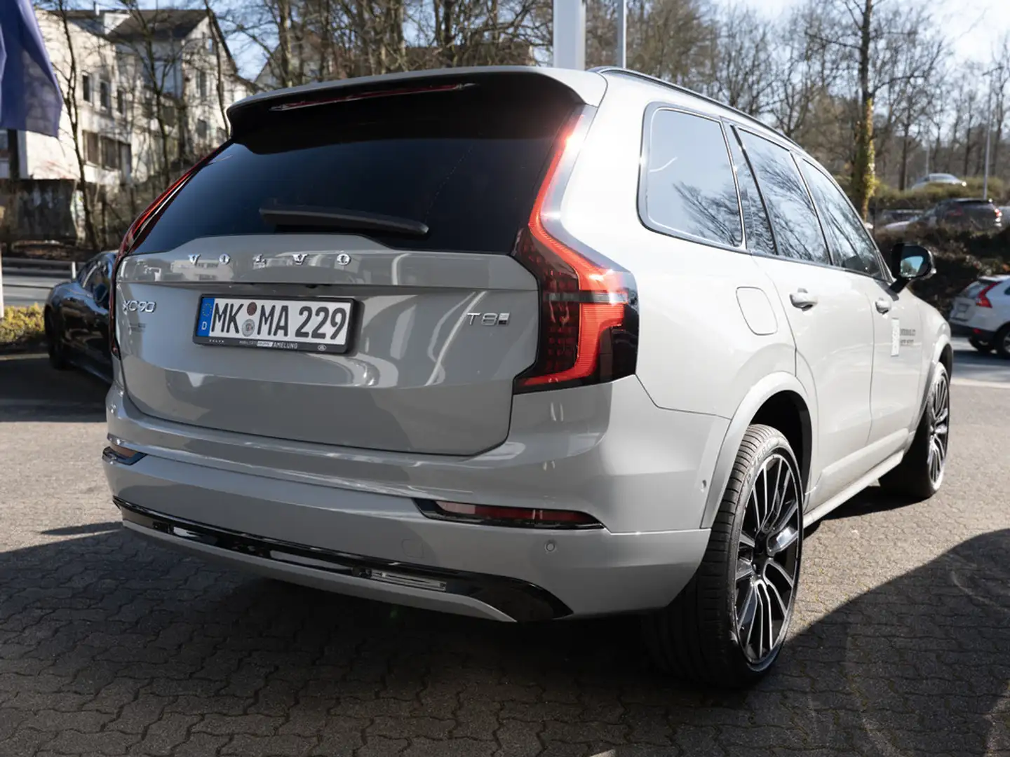 Volvo XC90 T8 Plus Dark Recharge AWD 360° FACEL. Gris - 2