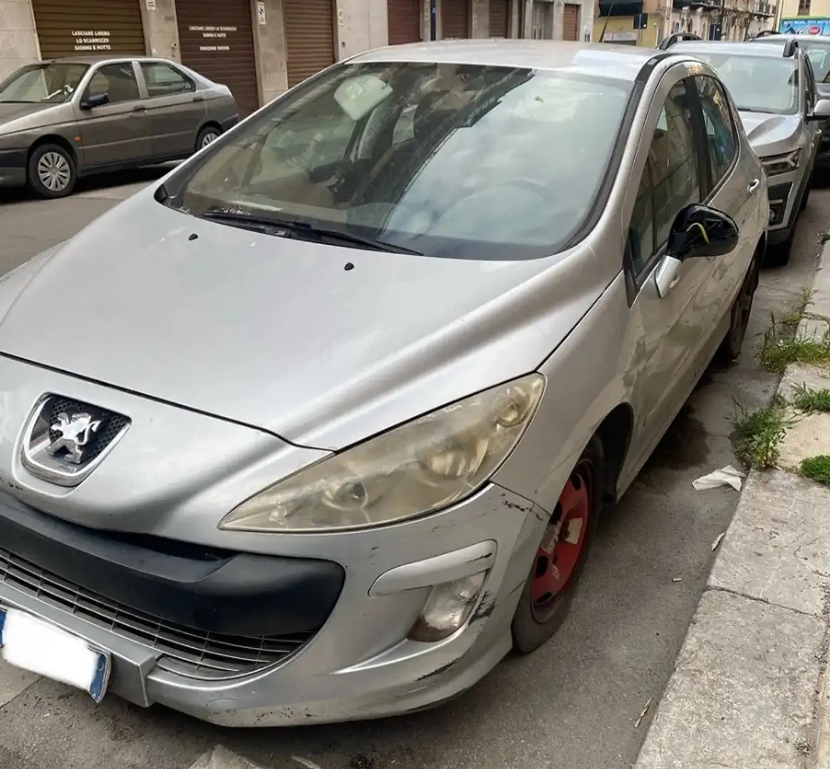 Peugeot 308 308 I 2007 5p 1.6 hdi 16v Feline 110cv fap Argento - 2