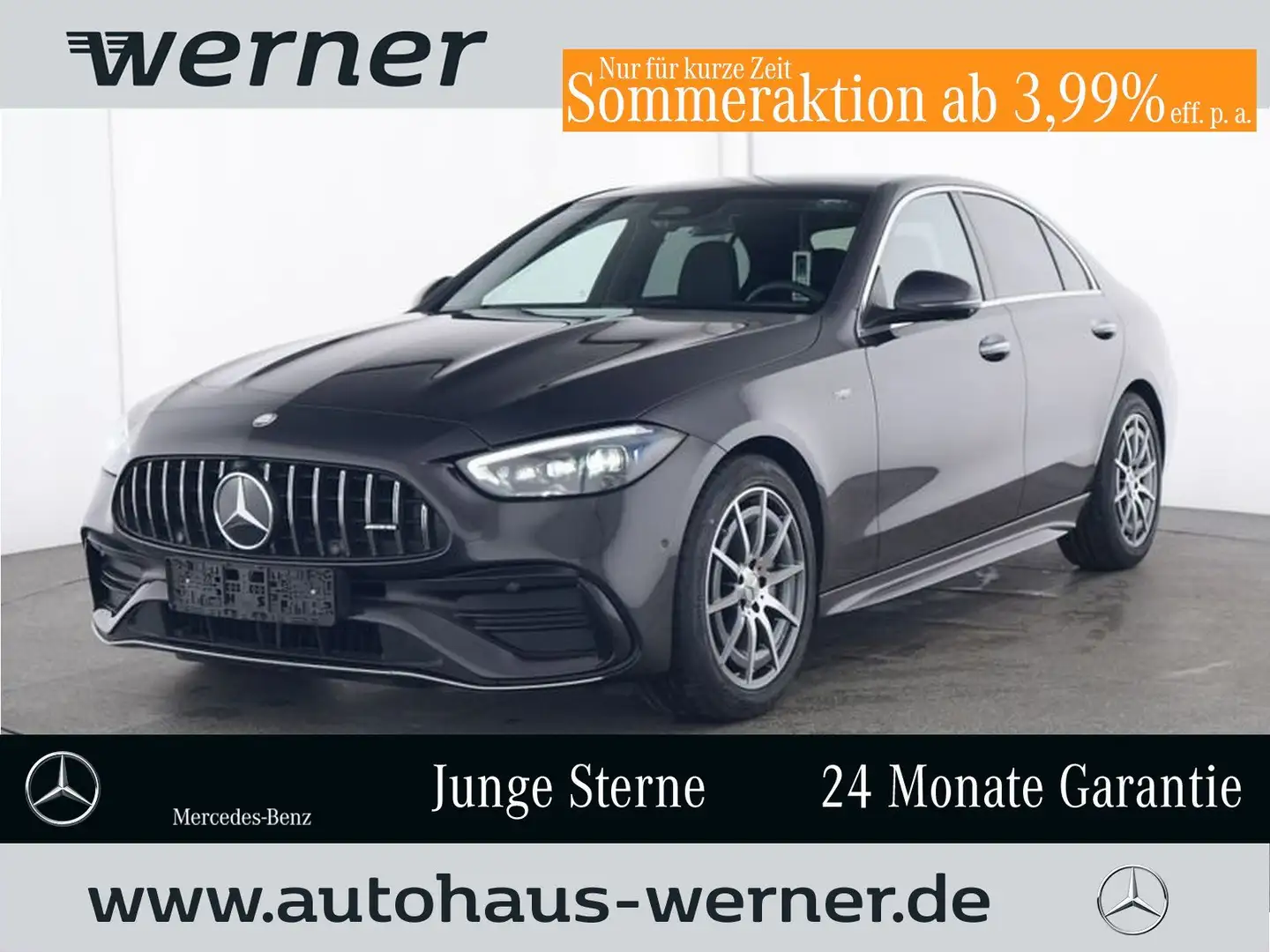 Mercedes-Benz C 43 AMG PREM+ PANO 360° MEMO BURMES D-LIGHT HuD Grey - 1