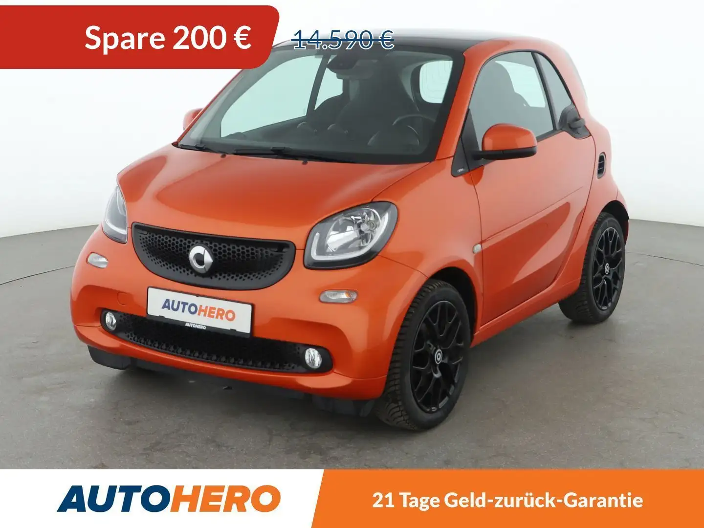 smart forTwo 1.0 Basis Prime Aut.*NAVI*PANO*SHZ*TEMPO*KLIMA* Orange - 1