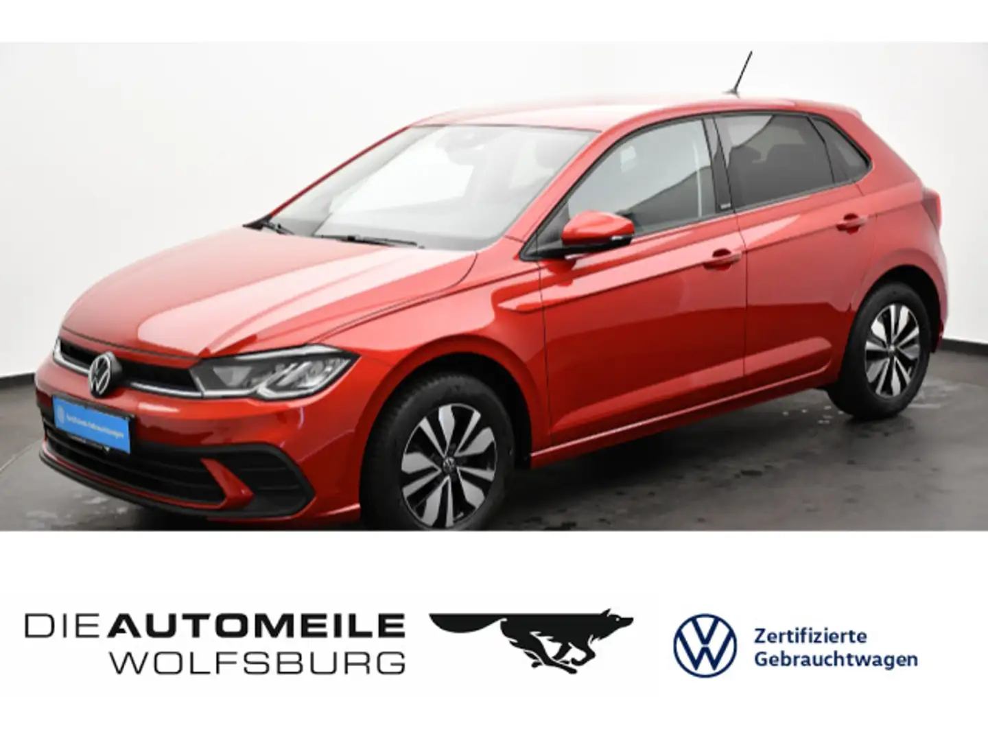 Volkswagen Polo 6 VI 1.0 TSI DSG Move LED/ACC/Einparkhi v+h Rot - 1