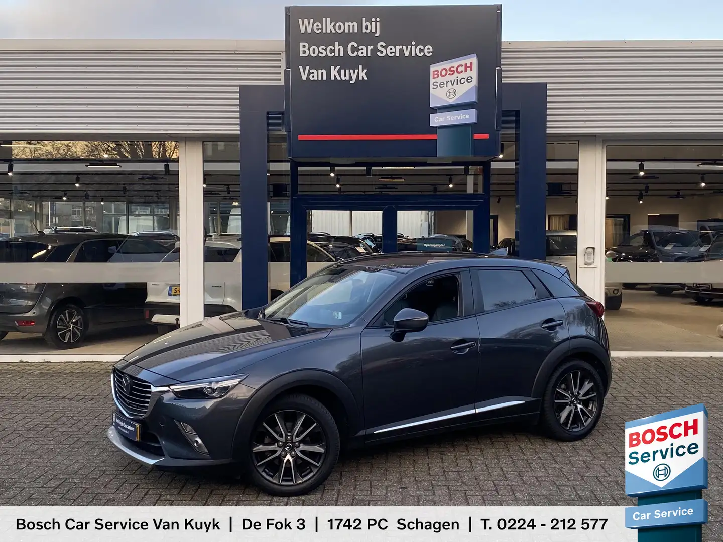 Mazda CX-3 2.0 SkyActiv-G 120 GT-M / Automaat / NL-Auto / Vol Gris - 1