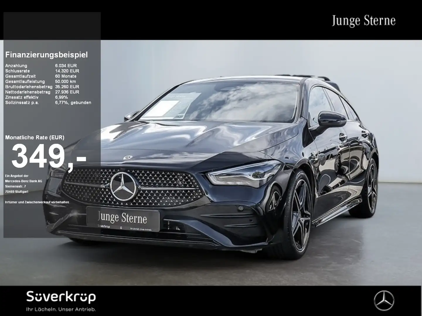 Mercedes-Benz CLA 200 SB , AMG NIGHT SPUR AHK KAMERA PDC SHZ Schwarz - 1