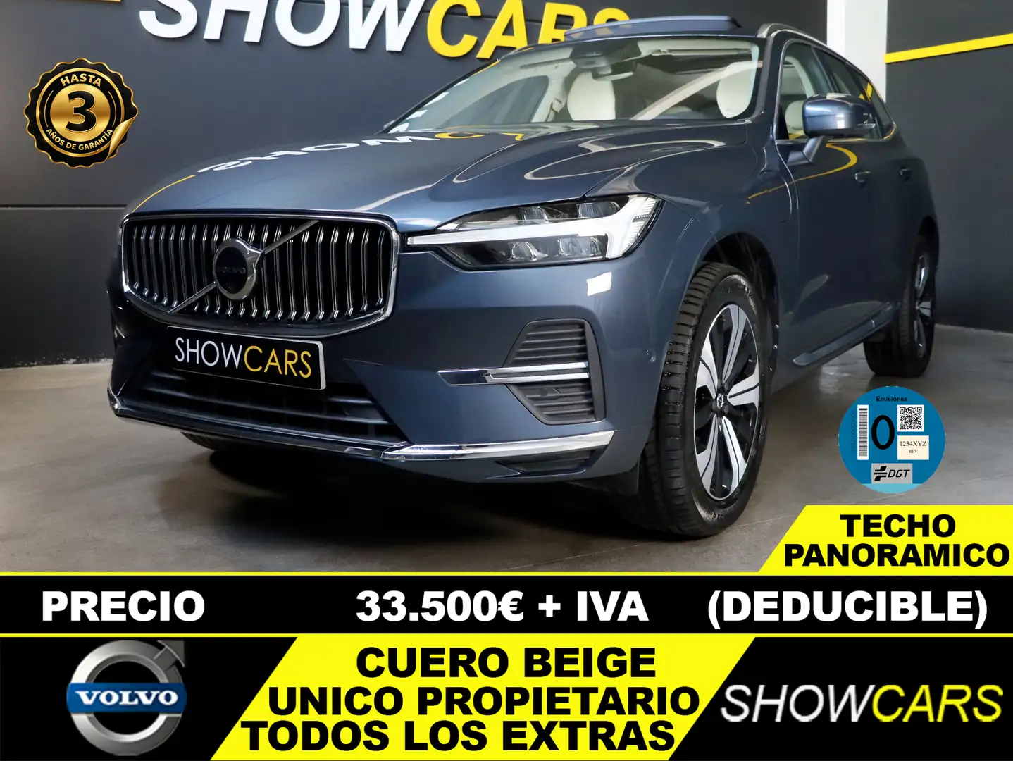 Volvo XC60 T6 Recharge Plus Bright Azul - 1
