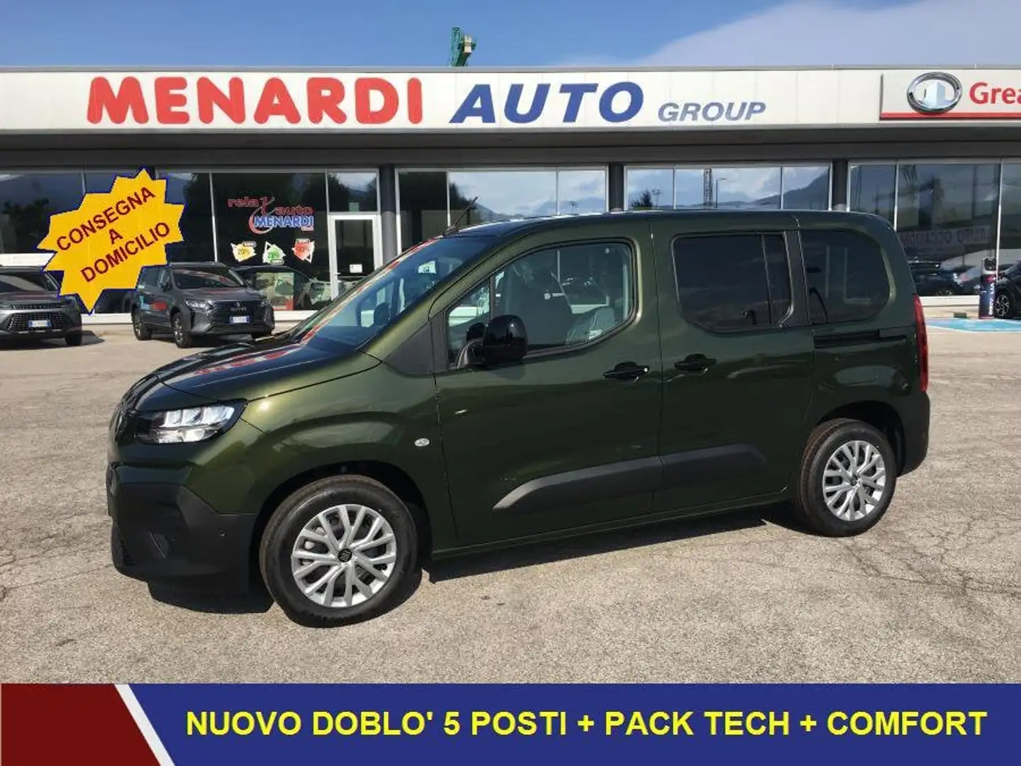 Fiat Doblo 1.5 BlueHdi 100cv PC PRONTA CONSEGNA * 5 POSTI Vert - 1