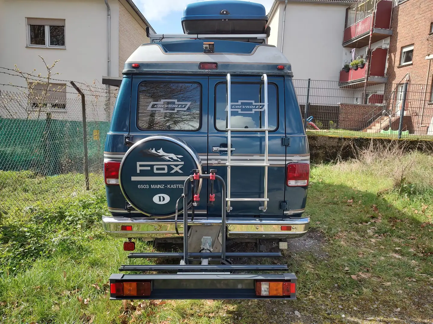 Chevrolet Chevy Van Azul - 2