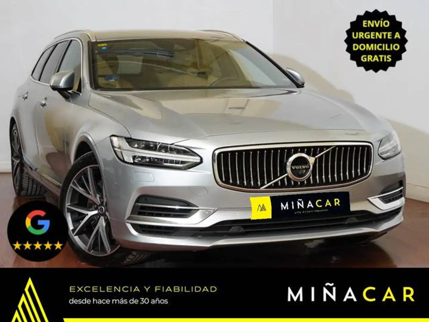 Volvo V90 T8 Inscription Twin AWD Argent - 1