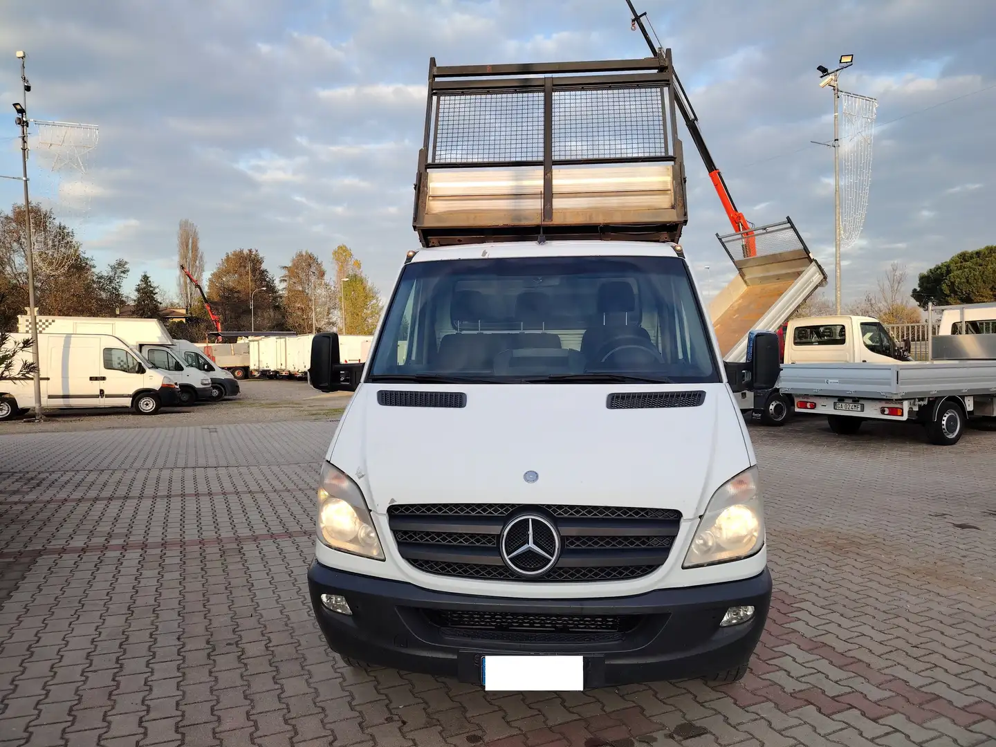 Mercedes-Benz Sprinter 415 CDI CON CASSONE RIBALTABILE TRILATERALE Bianco - 2