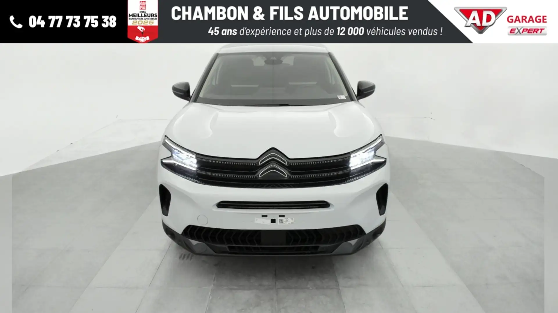 Citroen C5 Aircross Hybride 136 e-DCS6 Plus Blanc - 2