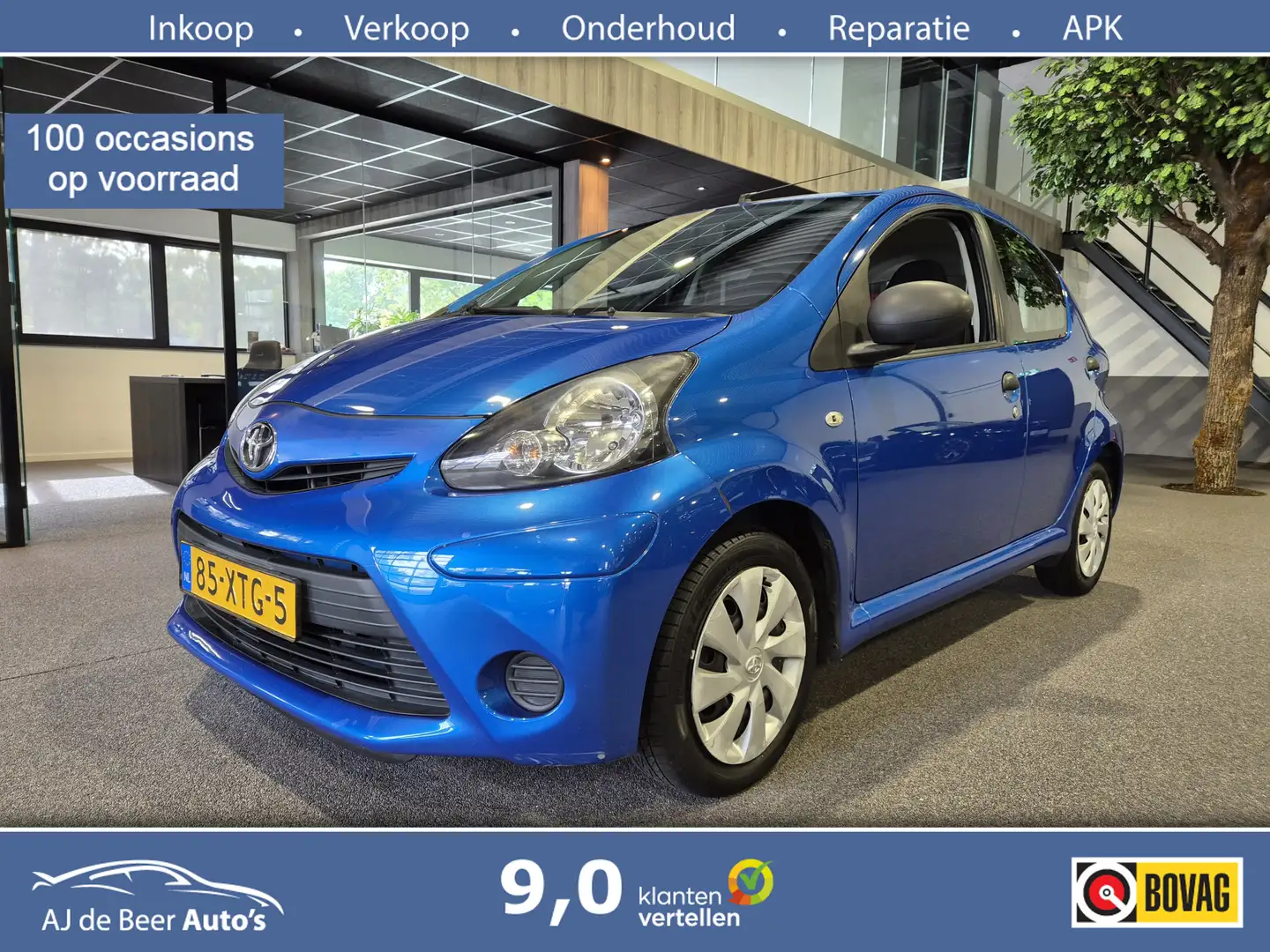 Toyota Aygo 1.0 VVT-i 5-drs Comfort Airco | Audio-cd | Metalli Blauw - 1