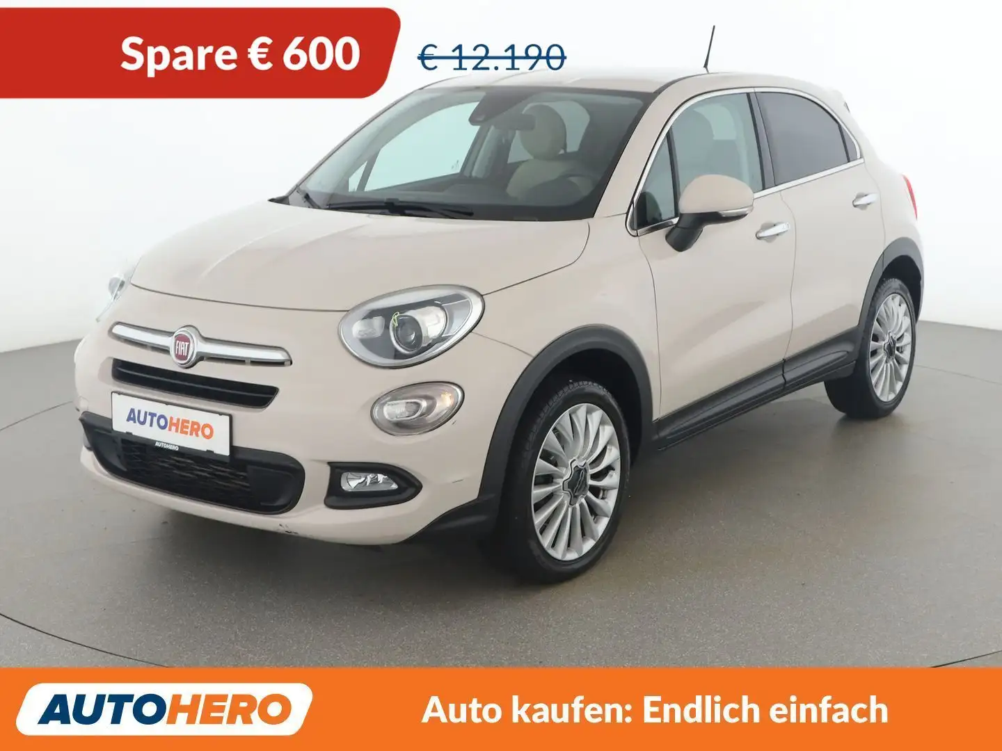 Fiat 500X 1.4 Turbo Lounge Grau - 1