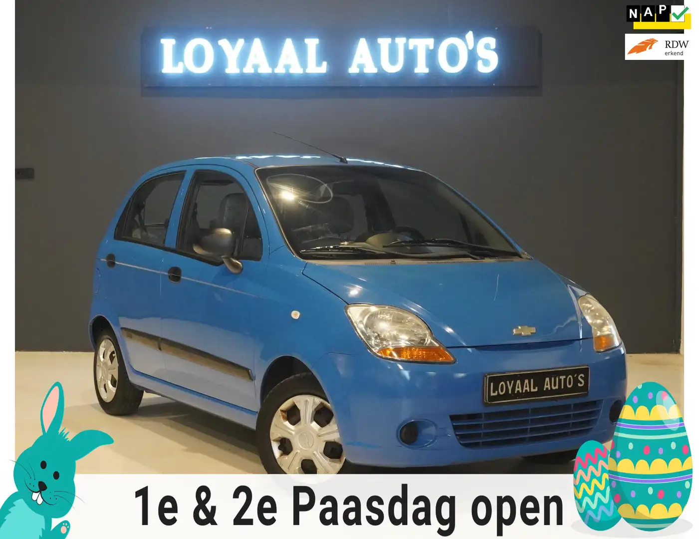 Chevrolet Matiz 0.8 Spirit | APK | BLUETOOTH | ELEK.RAMEN | Blau - 1