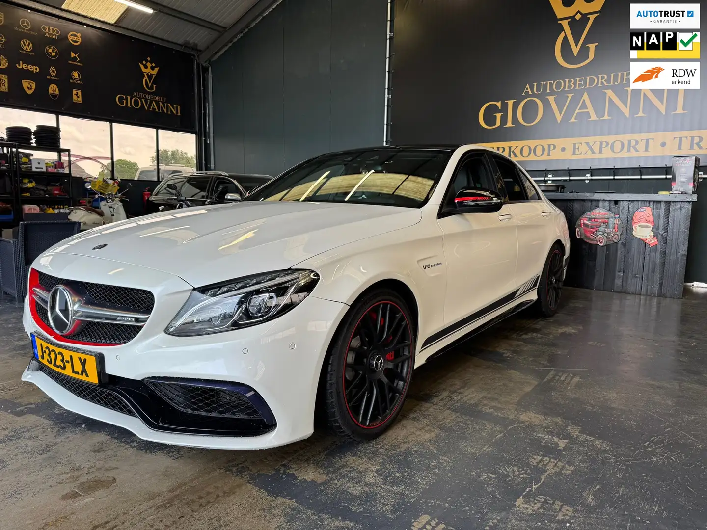 Mercedes-Benz C 63 AMG S Edition 1 inruilen is mogelijk Wit - 1