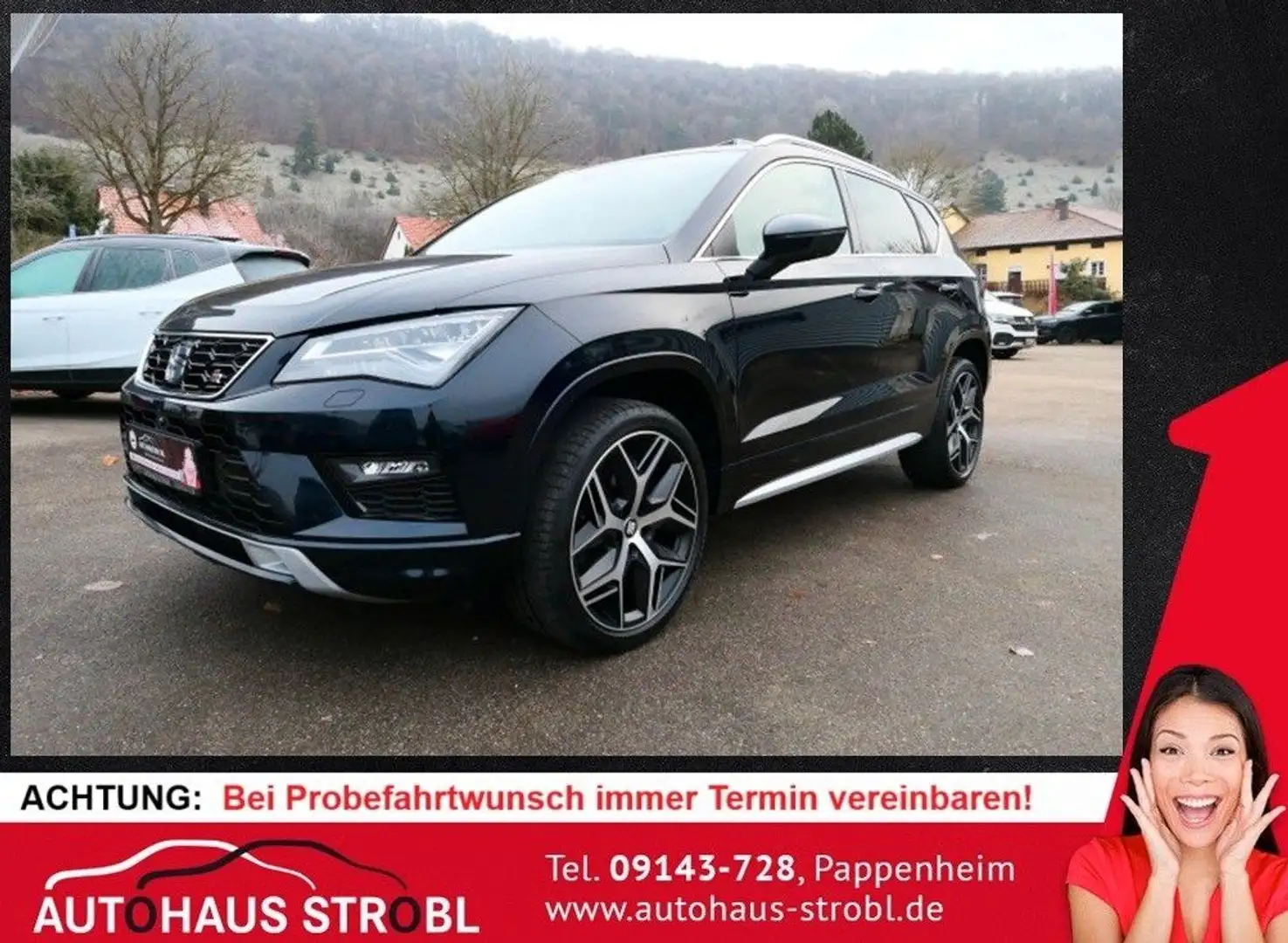 SEAT Ateca FR 1.5 TSI DSG/ 360°/ LED/ NAVI/ BEATS Schwarz - 1