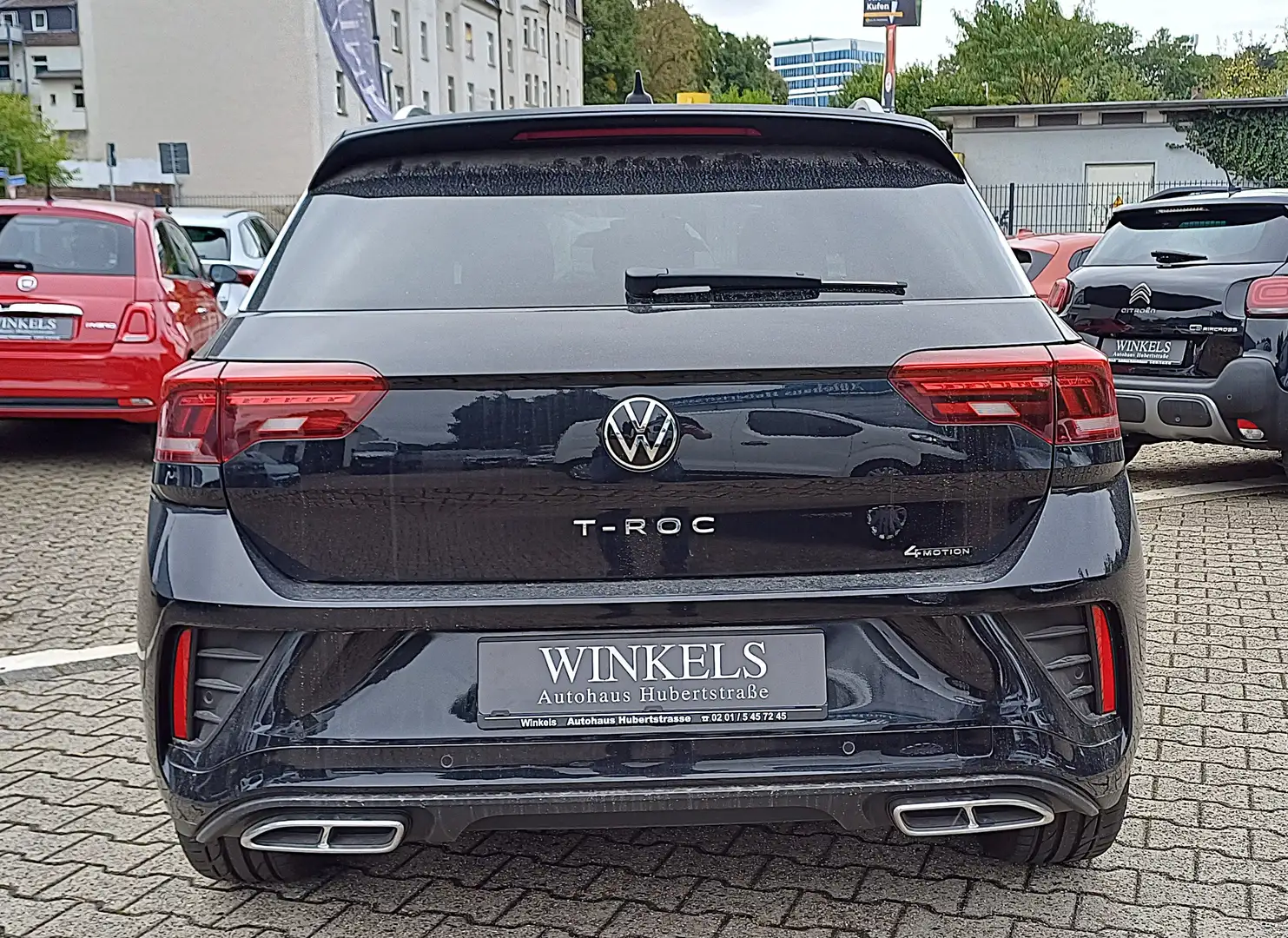 Volkswagen T-Roc R Line 4Motion DSG-Navi-Leder-Kamera-Panorama-19" Schwarz - 2