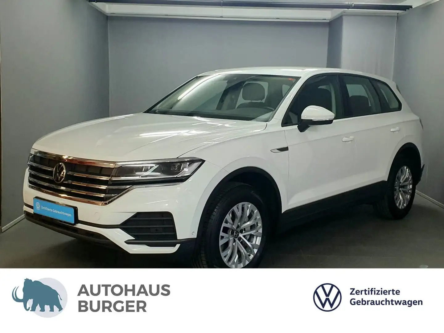 Volkswagen Touareg V6 3.0TDI 4mot. AHK/ACC/LED/Leder Navi Weiß - 1