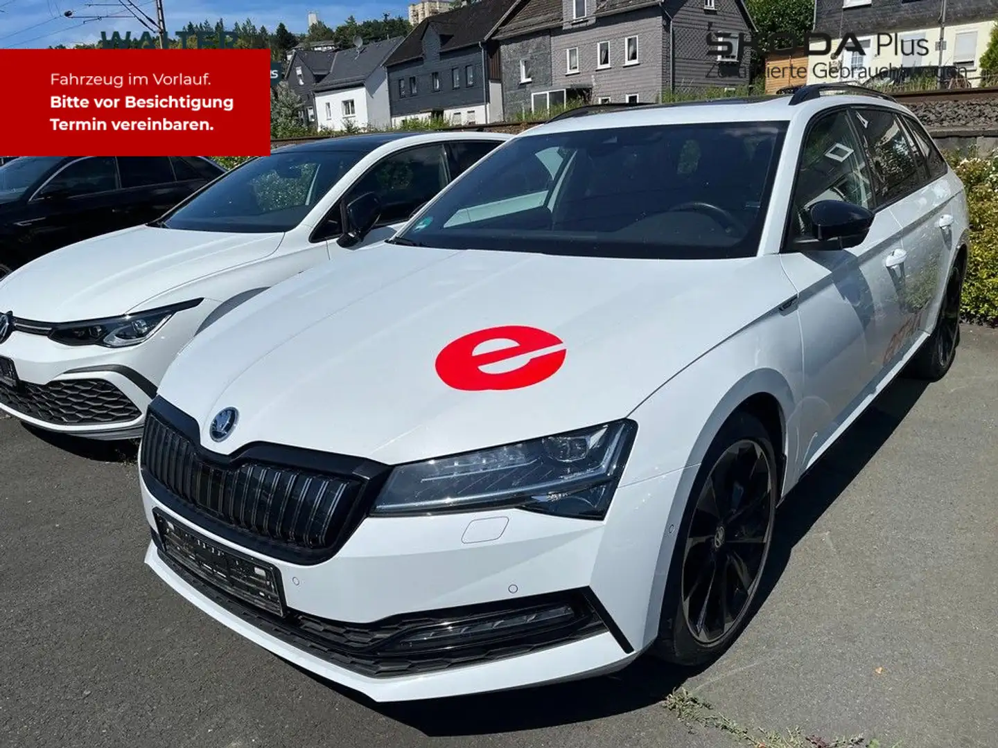 Skoda Superb Combi 1.4 TSI DSG iV Sportline Navi AHK P Weiß - 2