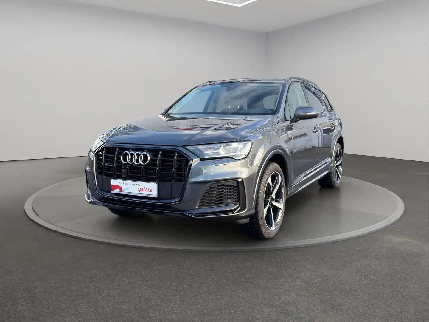 Audi Q7 55 TFSI e qu. Tip. S line LED+LEDER+PANO+KAME Grau - 2