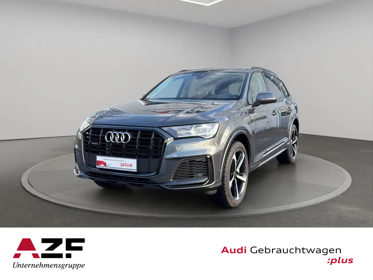 Audi Q7 55 TFSI e qu. Tip. S line LED+LEDER+PANO+KAME Grau - 1