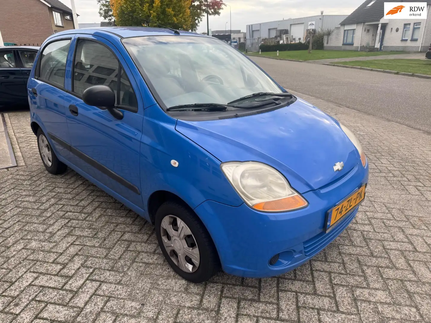 Chevrolet Matiz 0.8 Spirit Airco, Blauw - 1