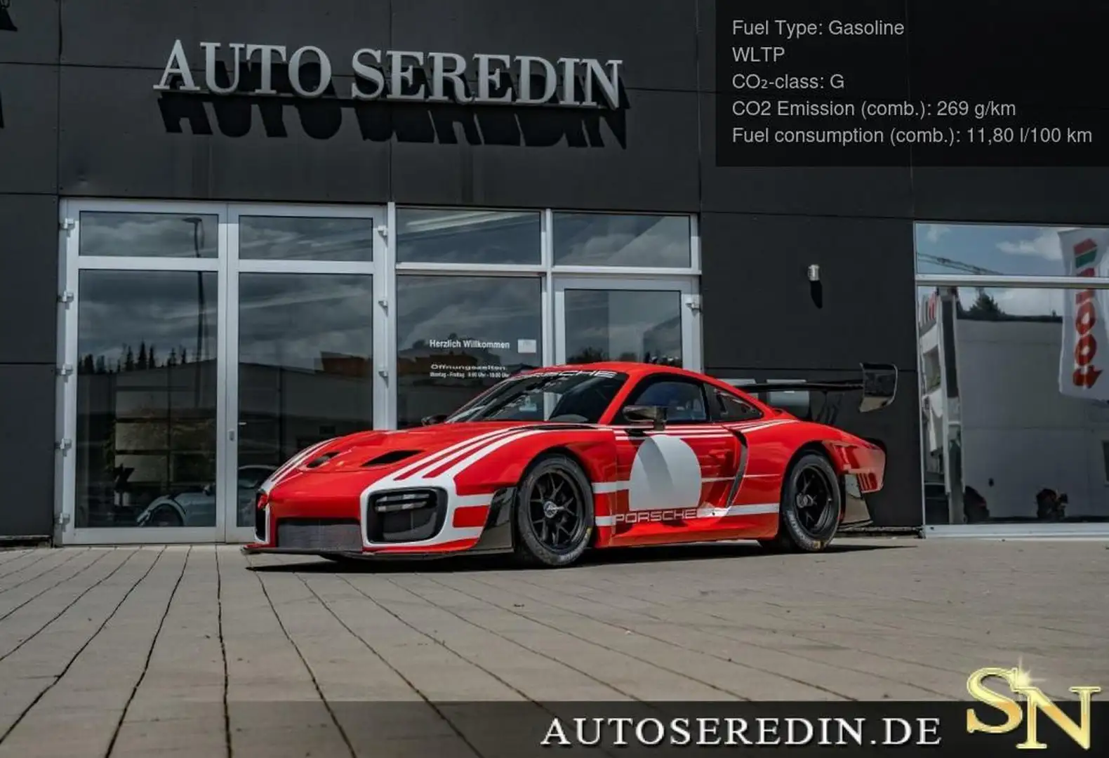 Porsche 935 Moby Dick 1 OF 3 in Salzburg Red*Spare Package Rood - 1
