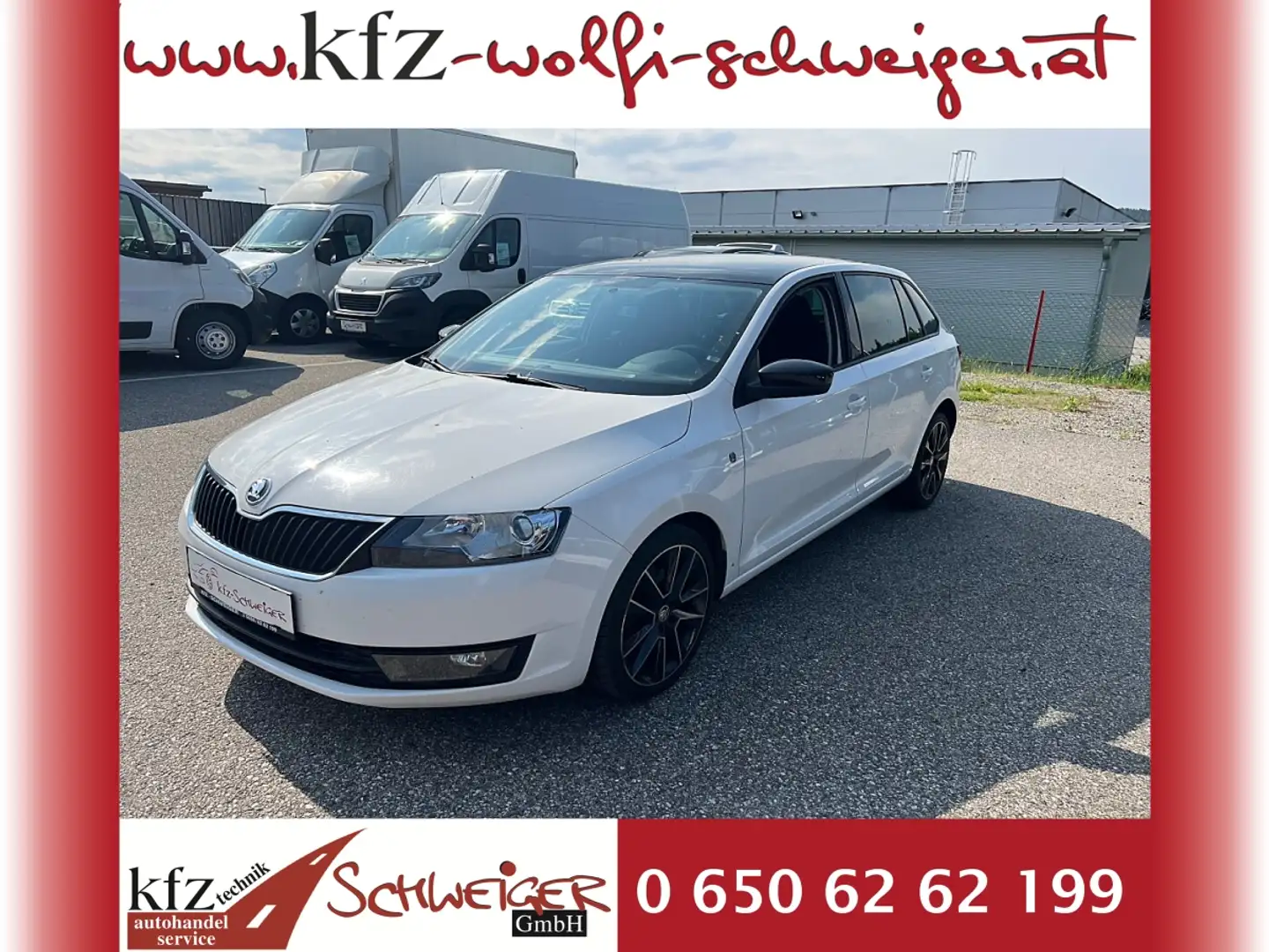 Skoda Rapid/Spaceback Rapid Spaceback Ambition DSG 1,6 TDI Weiß - 1