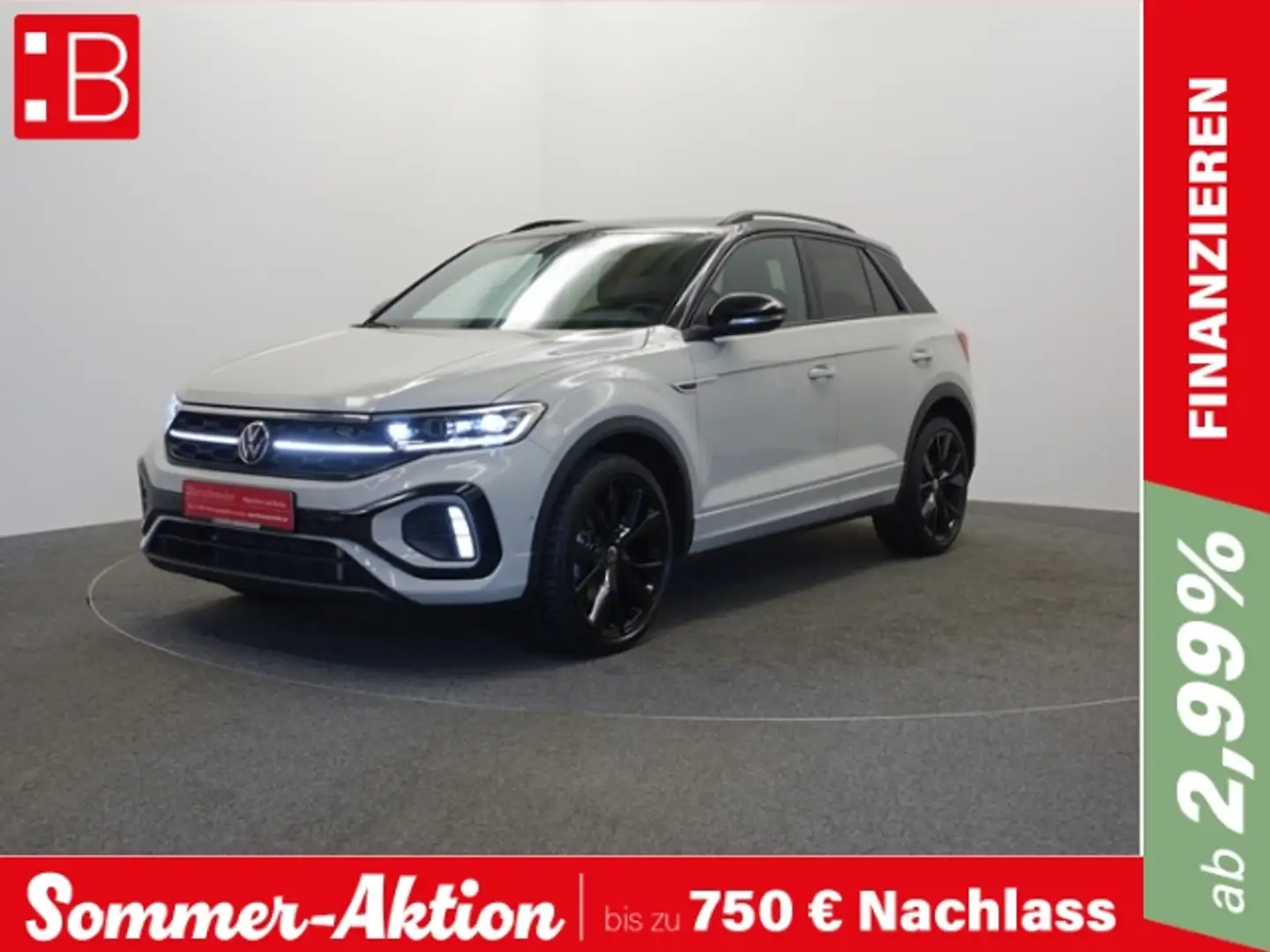 Volkswagen T-Roc 2.0 TDI DSG R-Line IQ-LIGHT DIGITAL COCKPIT 19 SCH Grau - 1