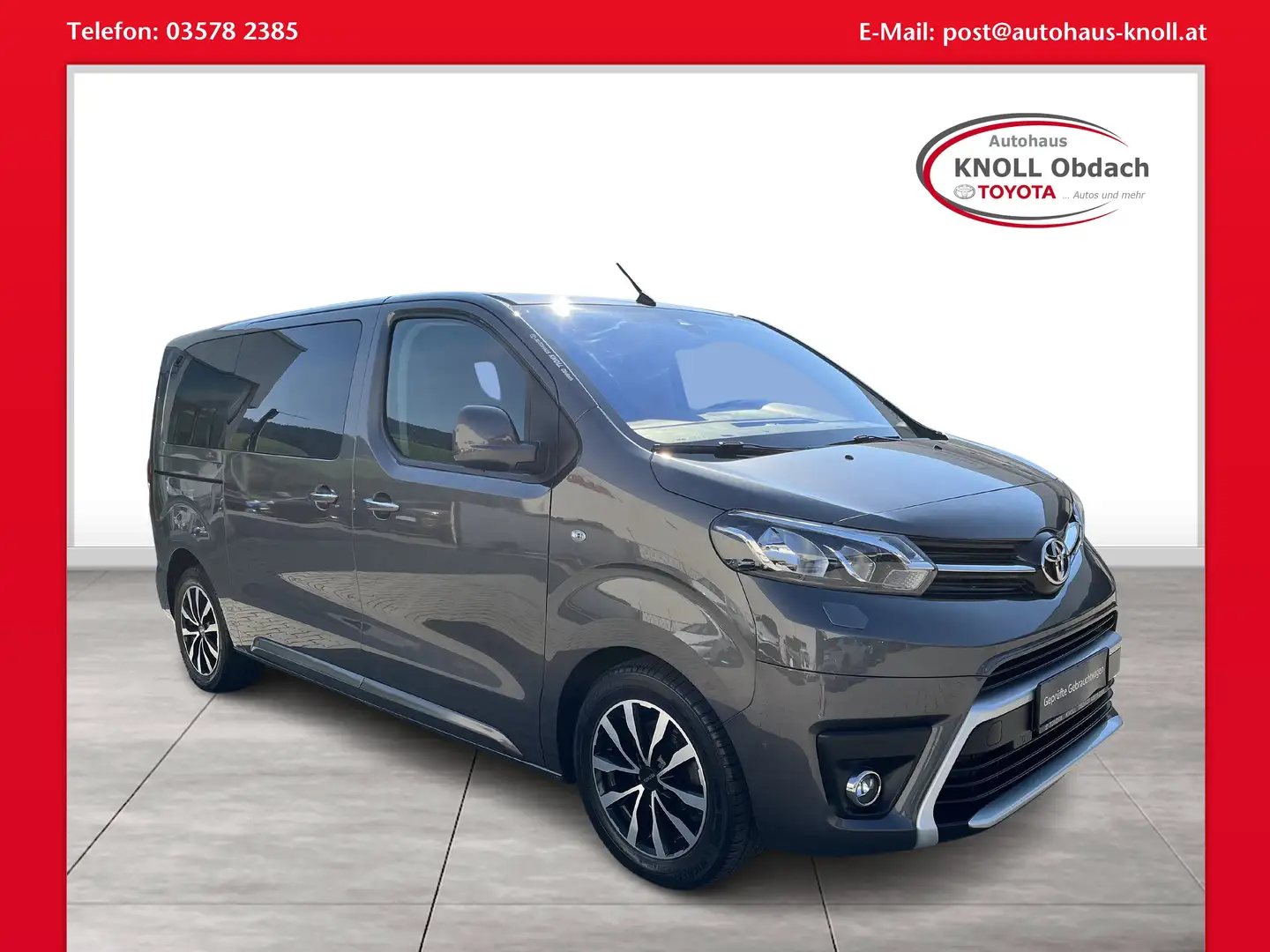 Toyota Proace Verso 2,0 Family 145 Medium Grau - 1