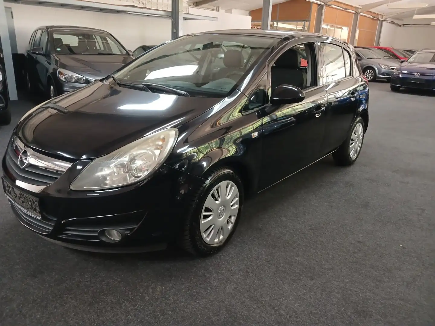 Opel Corsa D Innovation 1.HAND TUV 7/27  GW GARANTIE Negro - 1
