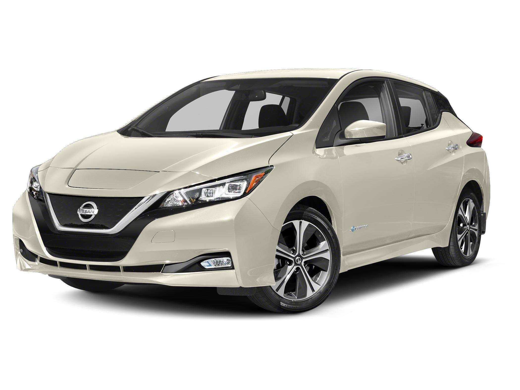 White 2018 Nissan LEAF Hatchback Front-Wheel Drive 1-Speed Automatic