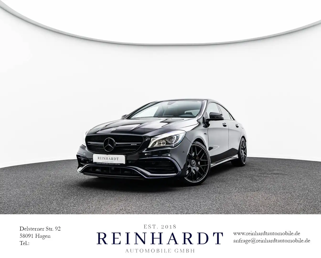 Mercedes-Benz CLA 45 AMG 4MATIC ALL-BLACK 19Z./PANO/KAMERA Schwarz - 1