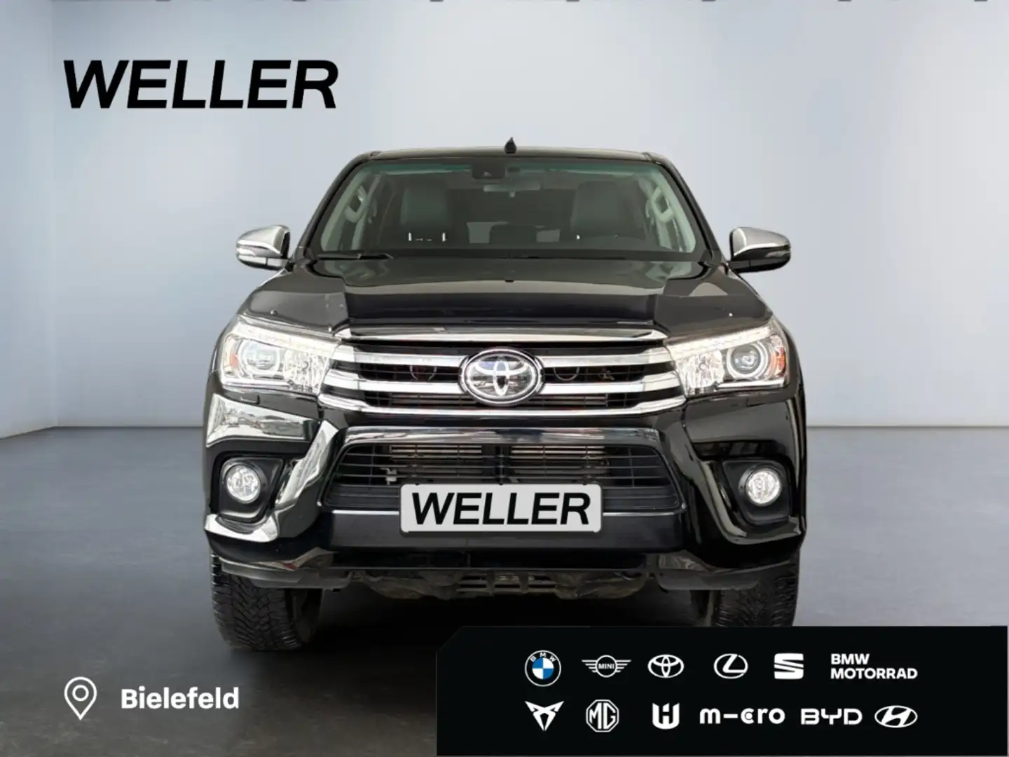 Toyota Hilux 4x4 Double Cab Executive *Hardtop*CAM*SHZ* Schwarz - 2