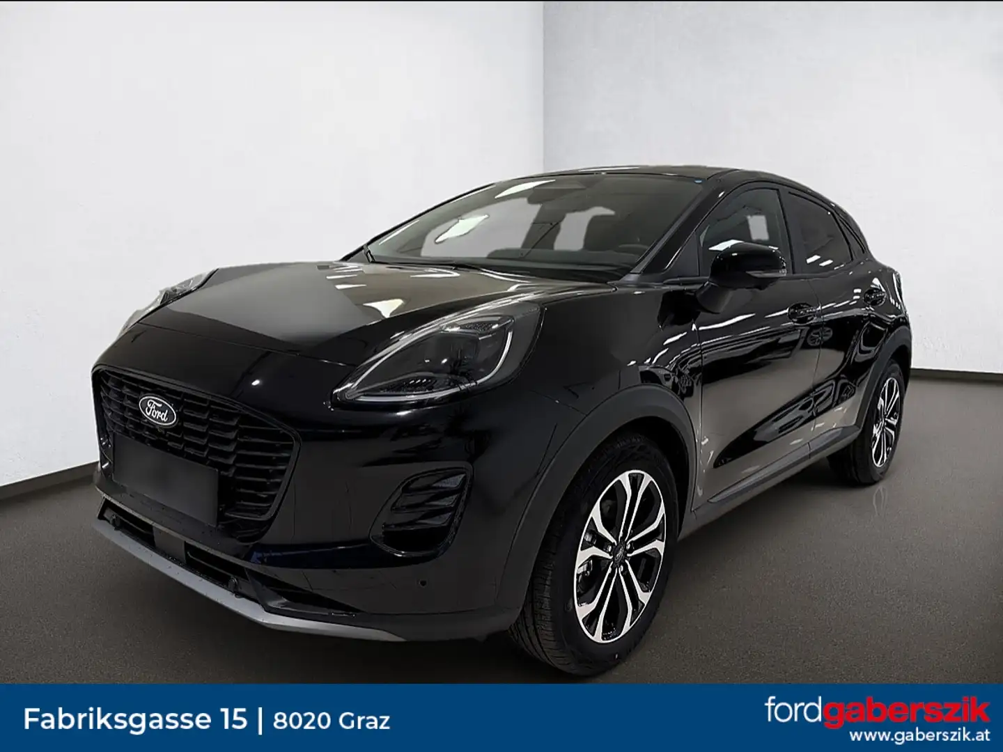 Ford Puma 1,0 EcoBoost Hybrid Titanium Aut. Schwarz - 1
