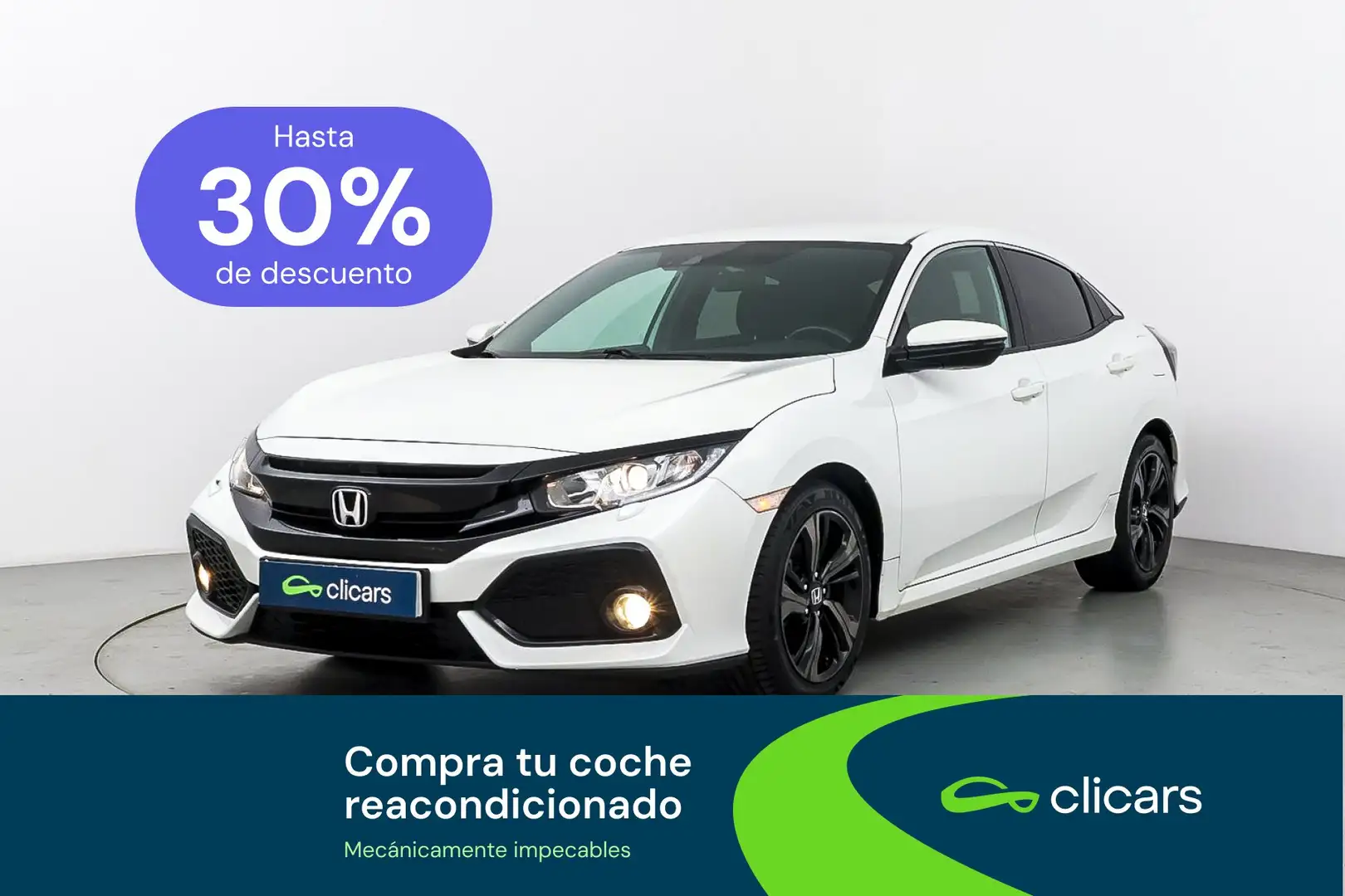 Honda Civic 1.0 VTEC Turbo Elegance Navi Blanco - 1