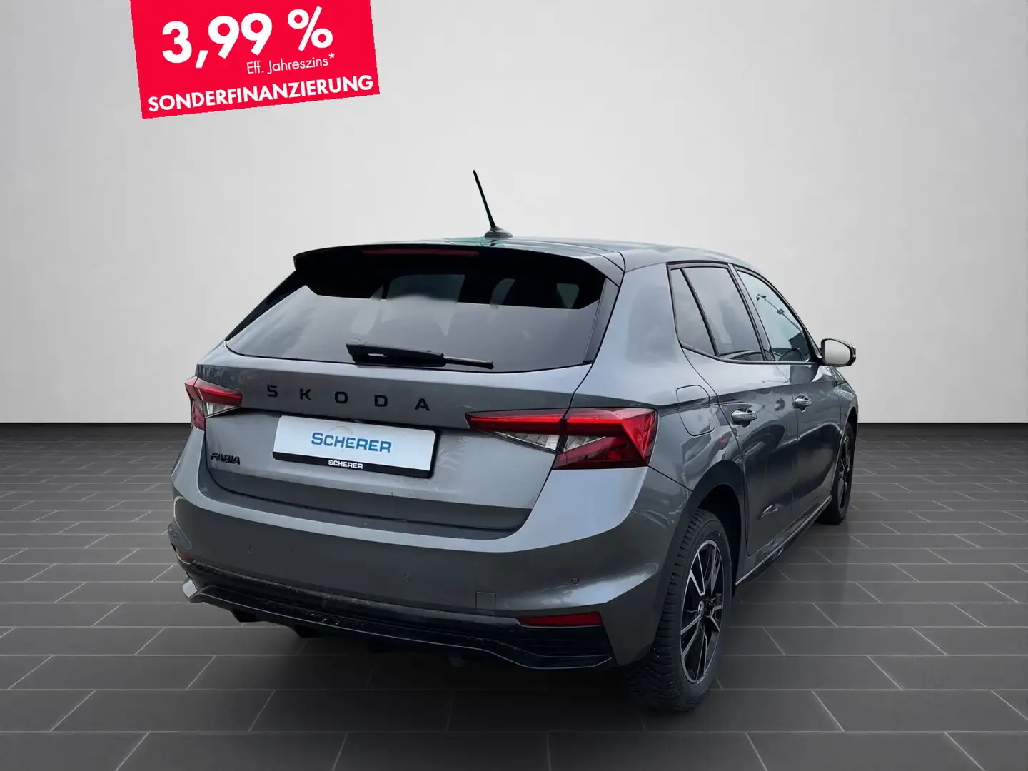 Skoda Fabia 1.0 TSI Monte Carlo ACC CARPLAY KESSY LED Gris - 2