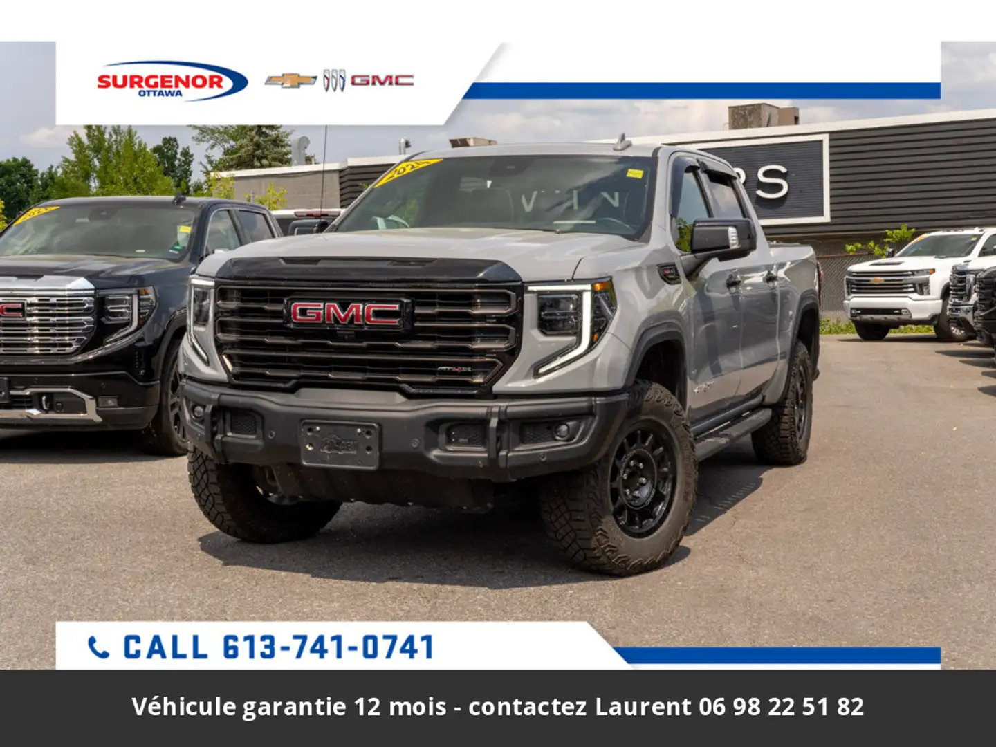 GMC Sierra AT4X 6.2L Tout compris hors homologation 4500e Gris - 1