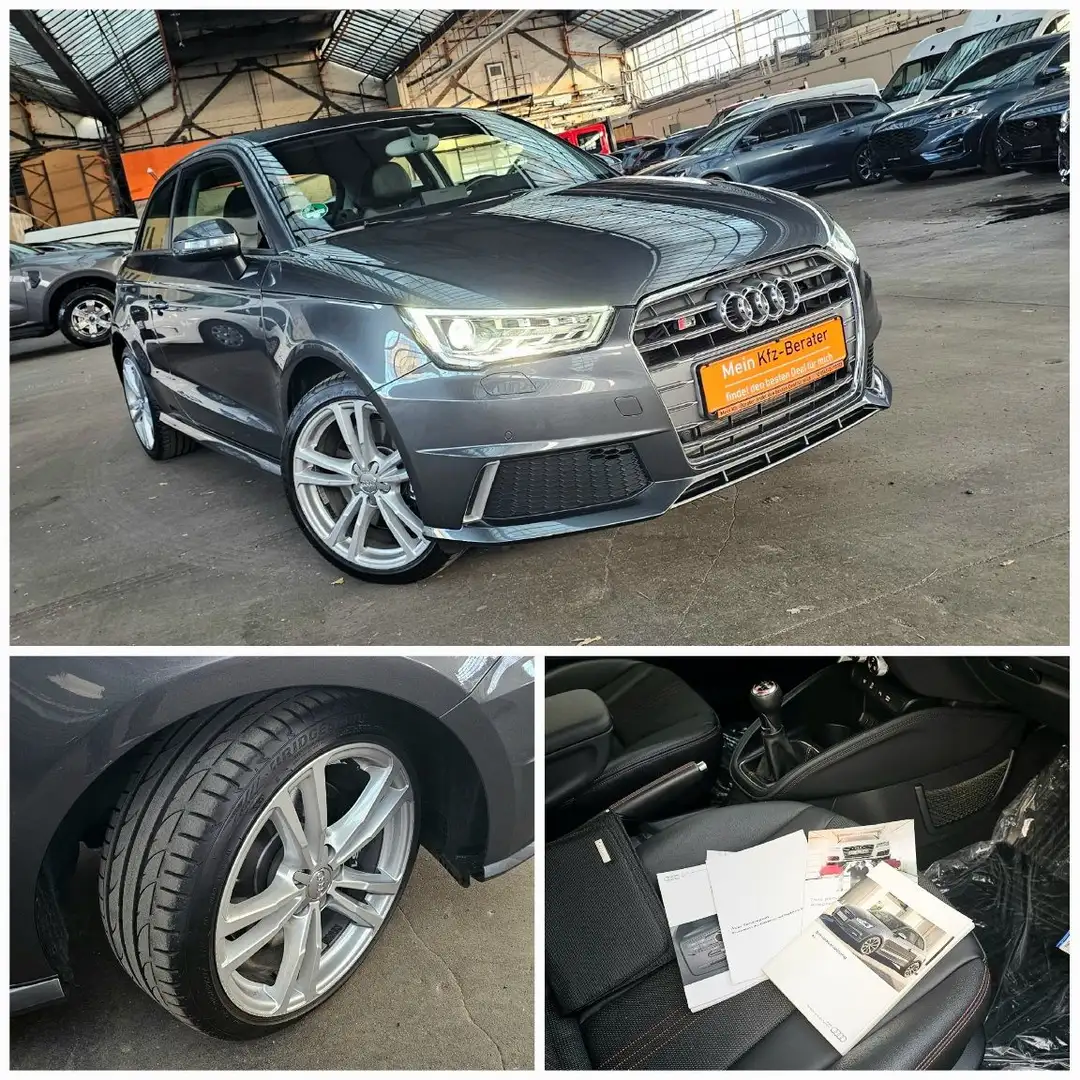 Audi S1 XENON NaviSportsitzequattro6GangSportfahrwerk Gris - 1