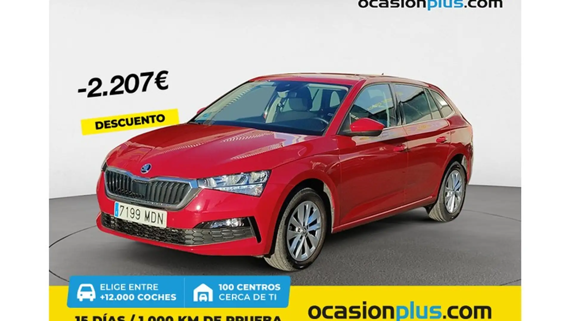 Skoda Scala 1.0 TSI Ambition 81kW Rojo - 1