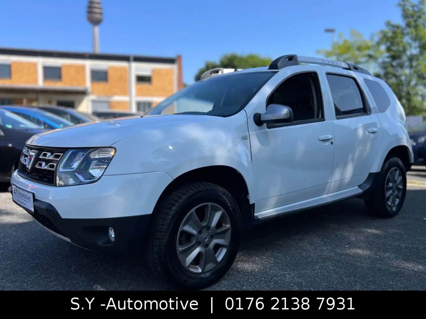 Dacia Duster TCe /1.Hand/Klima/Navi/Leder/SHZ/PDC/AHK Blanc - 1