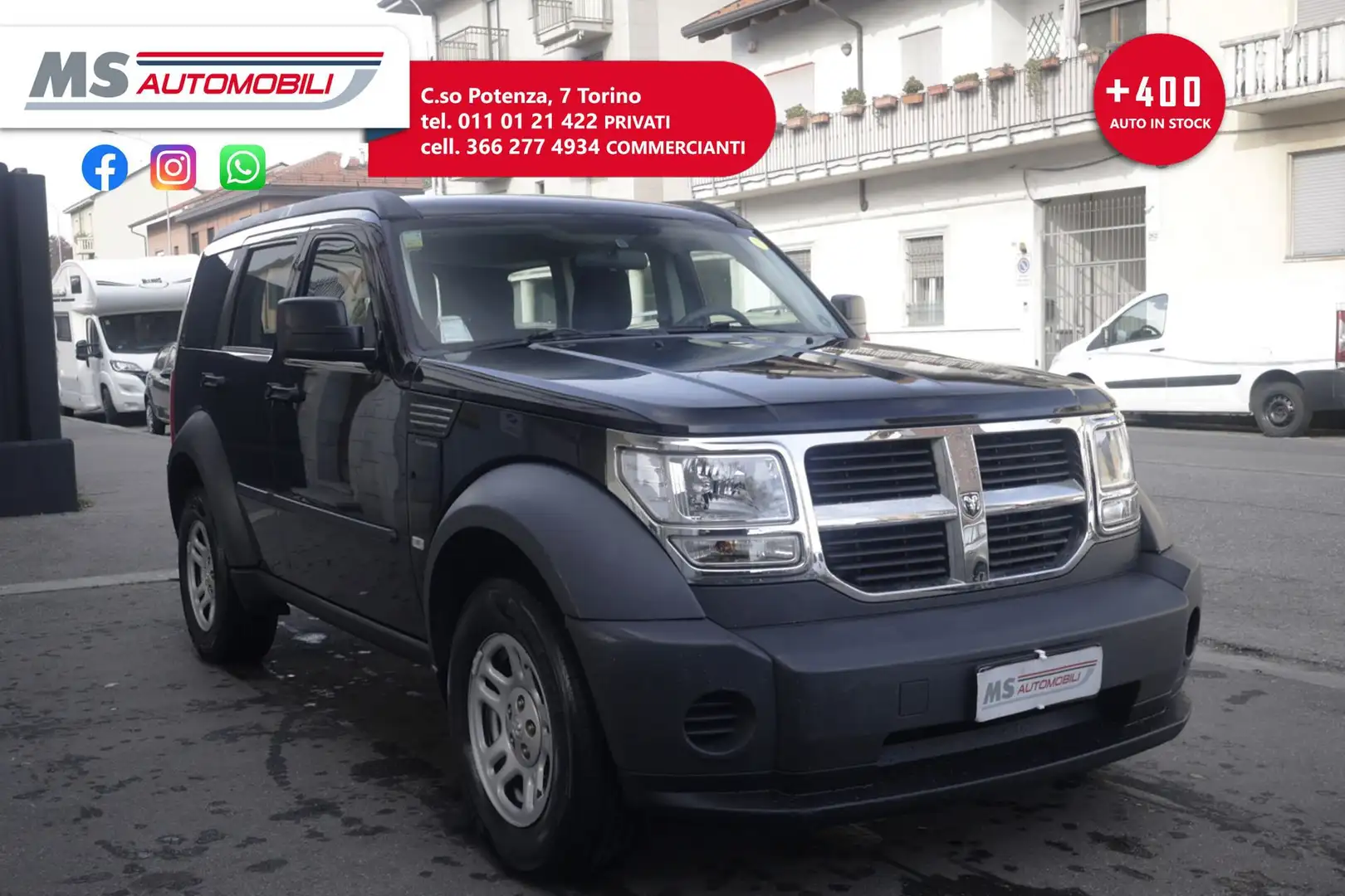 Dodge Nitro Dodge Nitro 2.8 CRD DPF SE 4WD 130KW ANNO 2008 Zwart - 1
