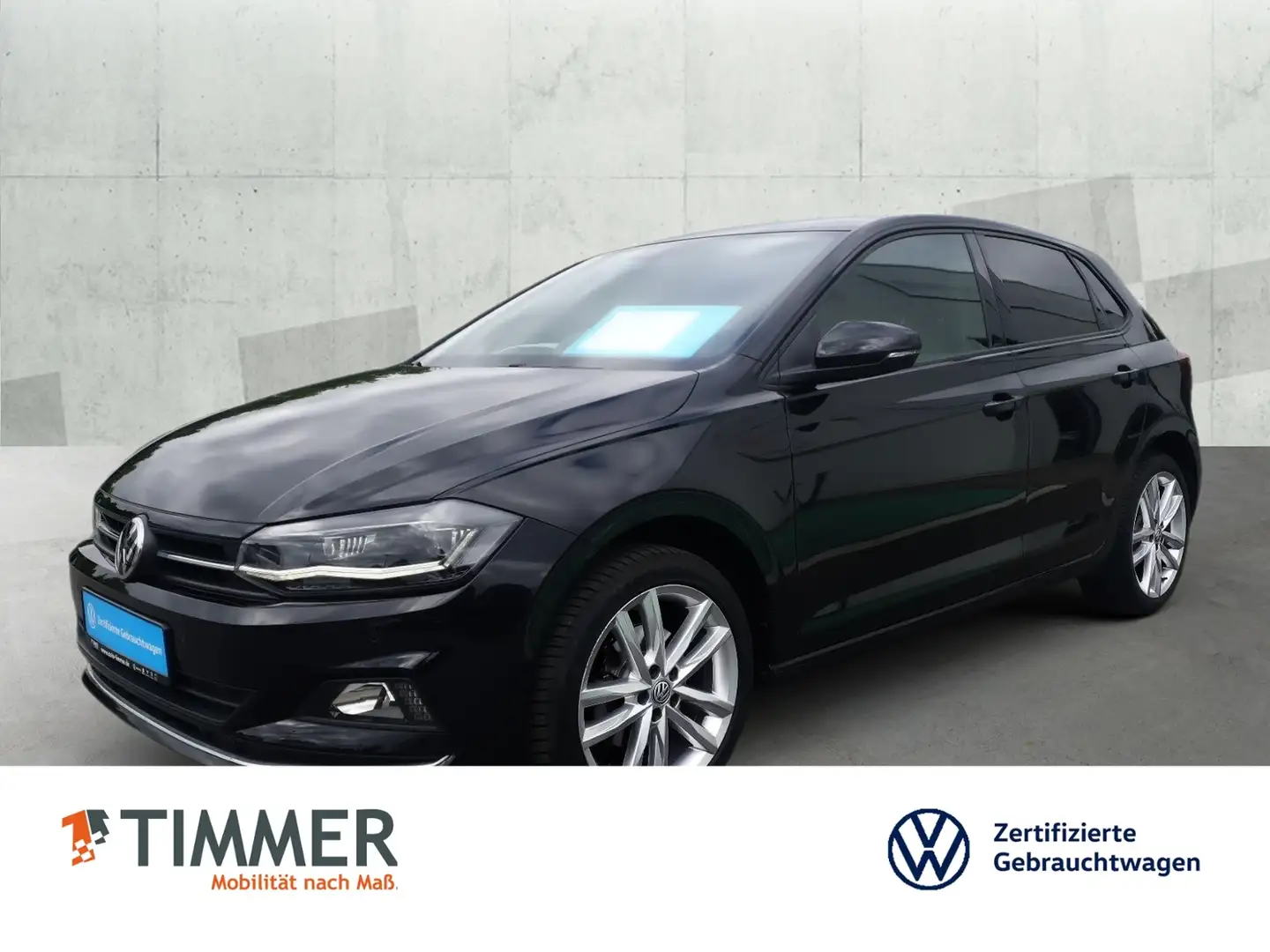 Volkswagen Polo 1.0 TSI DSG HIGHLINE *LED *ACC *17" *NAVI *SHZ * Schwarz - 1