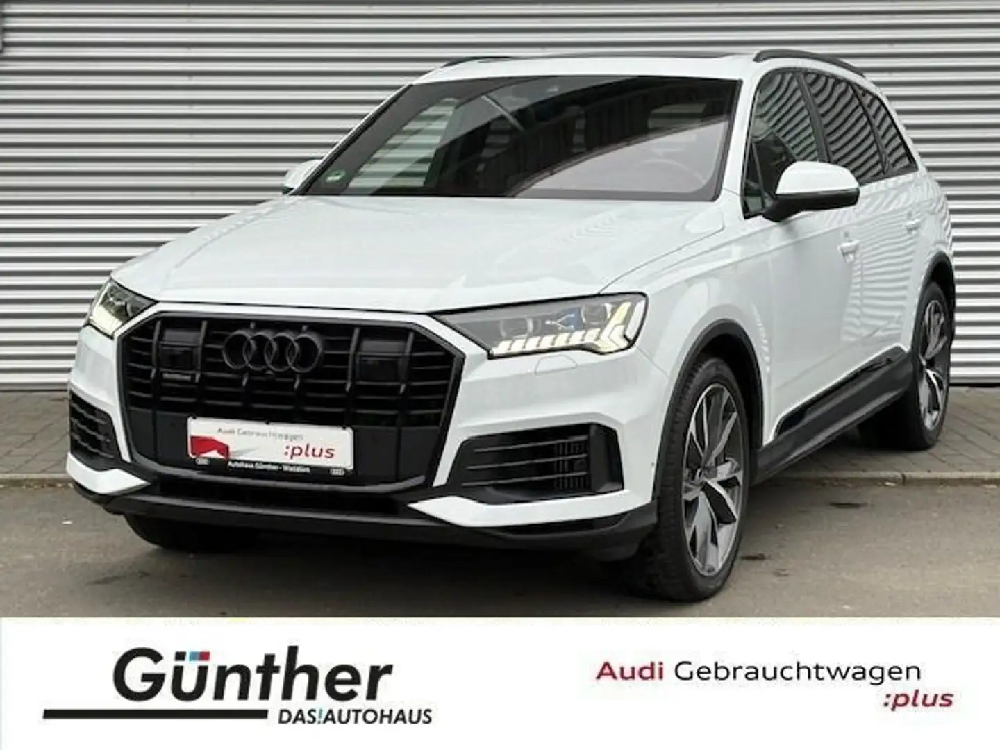 Audi Q7 55 TFSIe QUATTRO+LASER+HUD+360°+MASSAGE+ Blanc - 1
