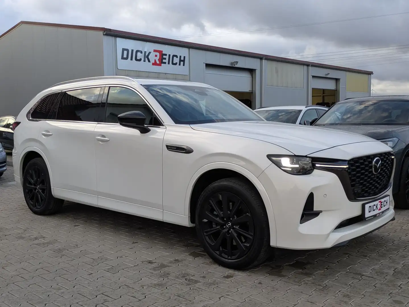 Mazda CX-80 3.3L Homura Plus PANO*HUD*BOSE*NAPPA*7SIT Blanc - 1