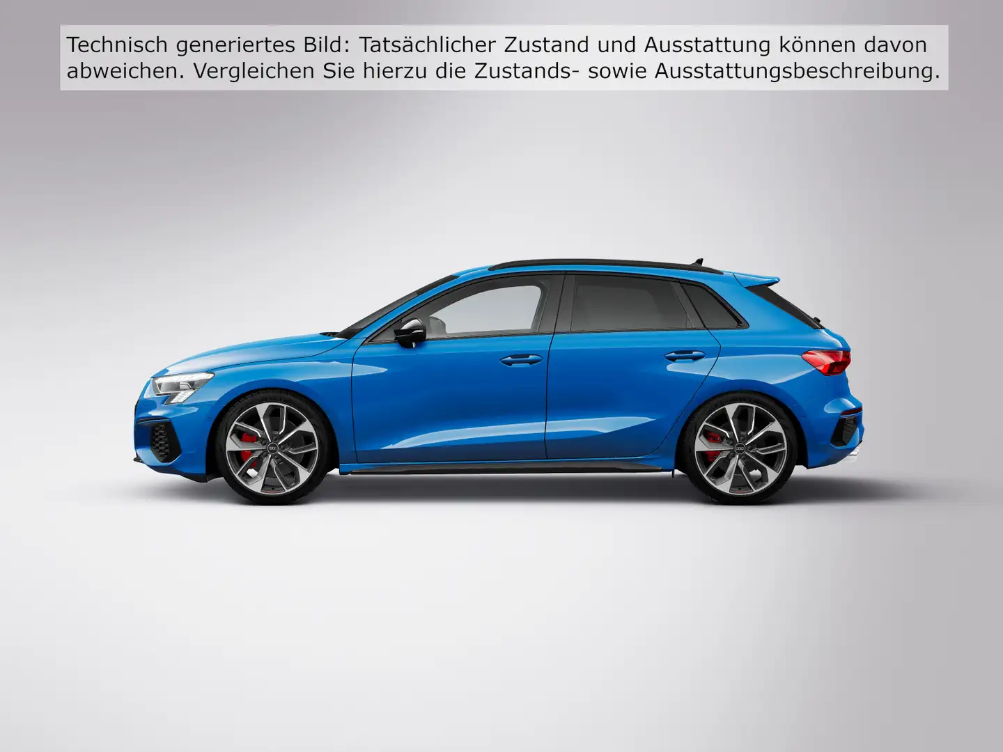 Audi S3 Sportback 2.0 TFSI q. S-Tronic, Matrix, ACC, Blau - 2