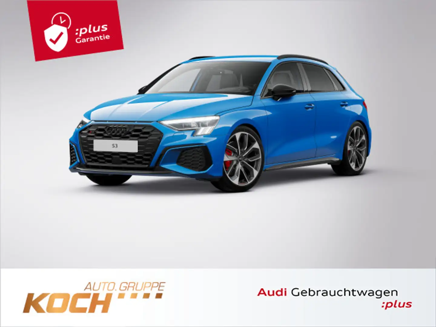 Audi S3 Sportback 2.0 TFSI q. S-Tronic, Matrix, ACC, Blau - 1