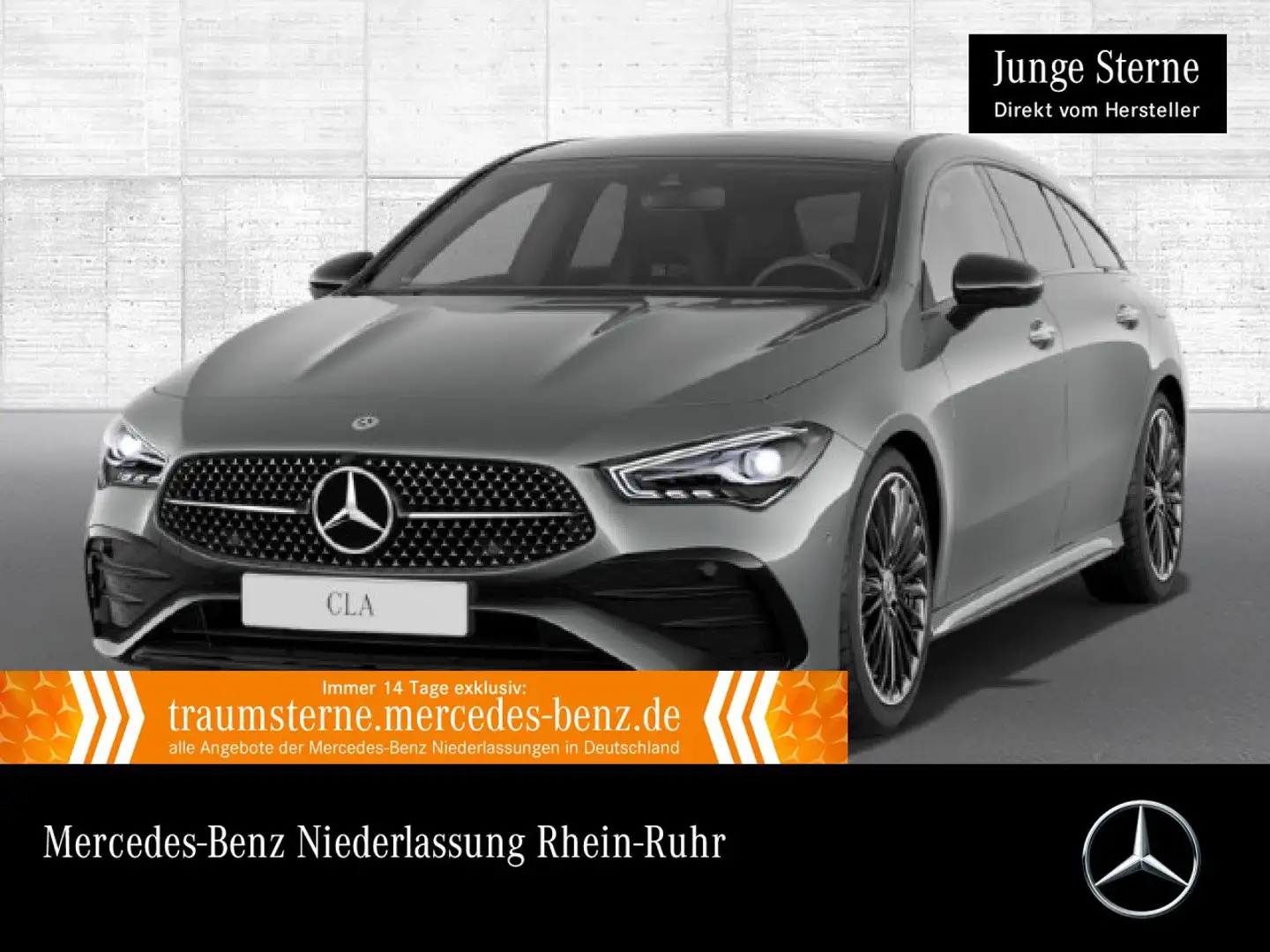 Mercedes-Benz CLA 200 d AMG+NIGHT+PANO+360°+AHK+LED+BURMESTER Gris - 1